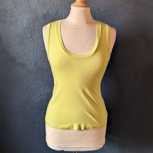 A New Day Neon yellow tank top